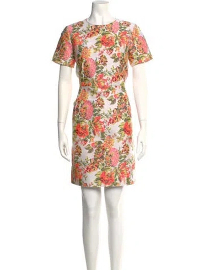 Pre-owned Stella Mccartney Floral Print Knee-length Dress