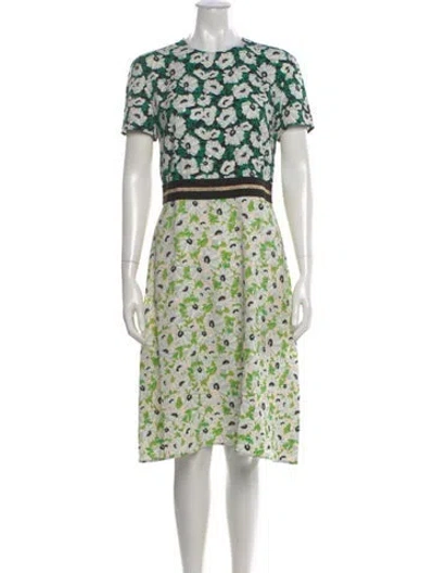 Pre-owned Stella Mccartney Floral Print Midi Length Dress