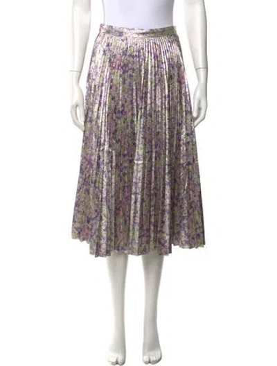 Pre-owned Stella Mccartney Floral Print Midi Length Skirt