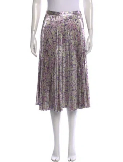 Pre-owned Stella Mccartney Floral Print Midi Length Skirt W/ Tags