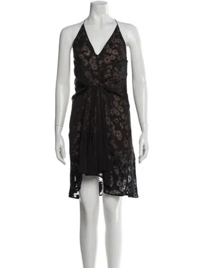 Pre-owned Stella Mccartney Floral Print Mini Dress In Multi