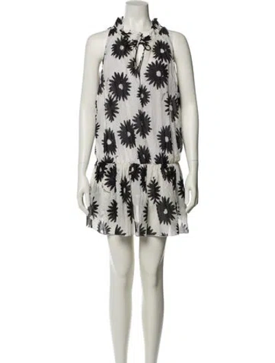 Pre-owned Stella Mccartney Floral Print Mini Dress W/ Tags In Multi