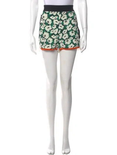 Pre-owned Stella Mccartney Floral Print Mini Shorts
