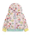 Stella Mccartney Floral Print Raincoat In Multi