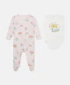 Stella Mccartney Floral Print Romper Set In Pink