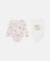 Stella Mccartney Floral Print Romper Set In Pink