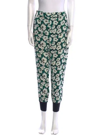 Pre-owned Stella Mccartney Floral Print Skinny Leg Pants In Multi