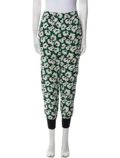 Pre-owned Stella Mccartney Floral Print Skinny Leg Pants In Multi