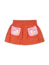 Stella Mccartney Floral-print Skirt In Red