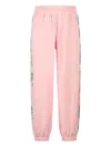 Stella Mccartney Floral-print Track Pants In Pink