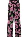 Stella Mccartney Floral-print Trousers In Pink