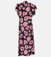 Stella Mccartney Floral Printed Silk Maxi Dress In Multicoloured