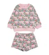 Stella Mccartney Floral T-shirt And Shorts Set In Multi