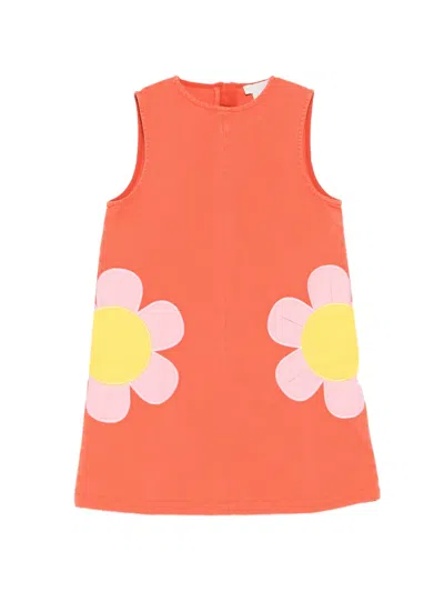 Stella Mccartney Kids' Flower Appliqué Dress