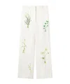 Stella Mccartney Flower Casual Pants In Nude