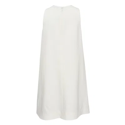 Stella Mccartney Flower Embroidered Dress In White
