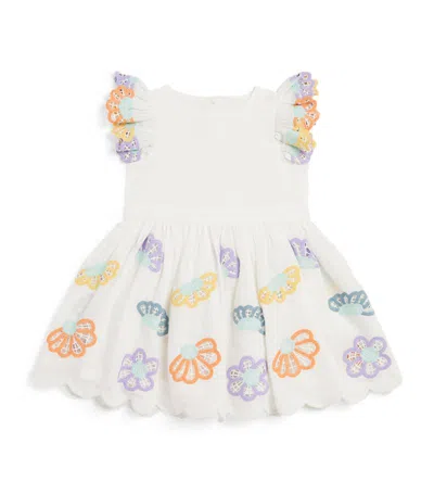 Stella Mccartney Embroidered Floral Dress (3-36 Months) In Multi