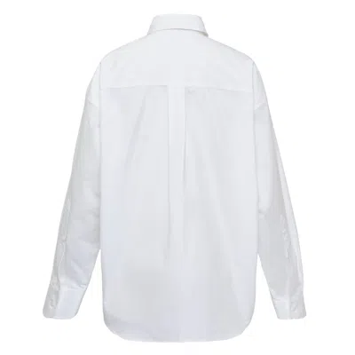 Stella Mccartney Flower Embroidered Shirt In White