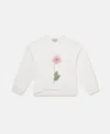 Stella Mccartney Flower Graphic Sweatshirt In Cream