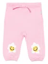 Stella Mccartney Baby Girls Daisy Joggers In 粉色