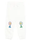 Stella Mccartney Flower-print Drawstring Pants In White