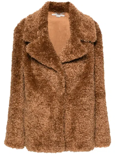 STELLA MCCARTNEY FLUFFY FAUX-SHEARLING JACKET