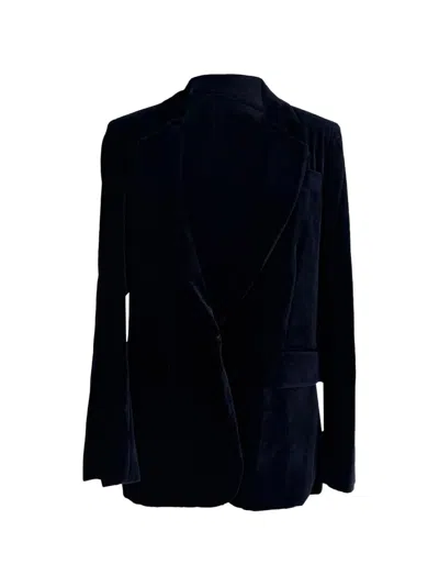 Pre-owned Stella Mccartney Fluid Blazer In Blue