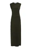 Stella Mccartney Fluid Jersey Maxi Dress In Black