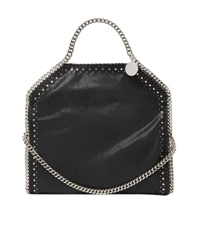 Stella Mccartney Fold-over Tote Bag In Black