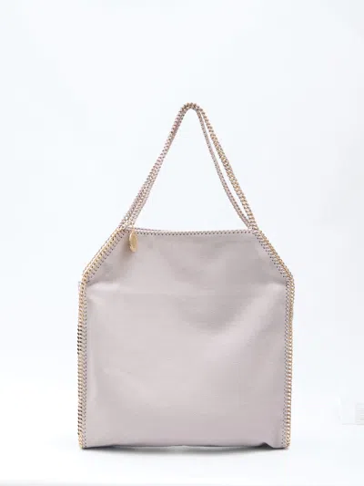 Stella Mccartney Foldable Falabella Tote Bag In Butter/cream