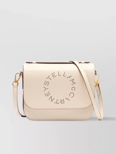 Stella Mccartney Foldable Top Handle Shoulder Bag In Neutral