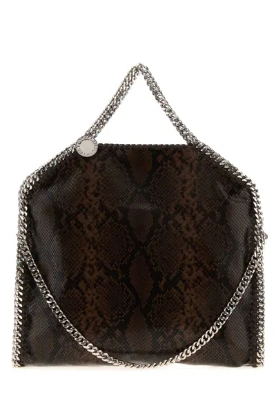 STELLA MCCARTNEY STELLA MCCARTNEY FOLDED FALABELLA TOTE BAG WITH SNAKESKIN EFFECT