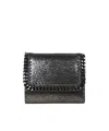Stella Mccartney Folding Wallet In Black