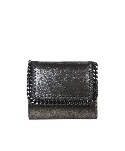 Stella Mccartney Folding Wallet In Black
