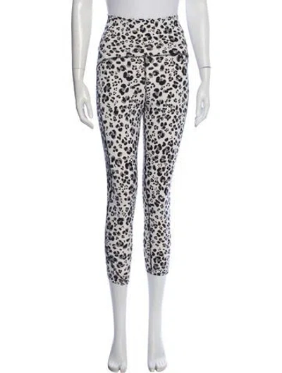 Pre-owned Stella Mccartney For Adidas Animal Print Skinny Leg Pants