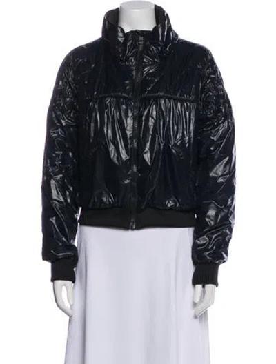 Pre-owned Stella Mccartney For Adidas Biker Jacket In Blue