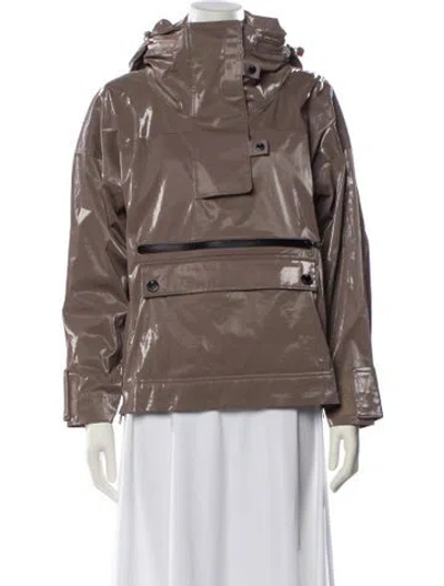 Pre-owned Stella Mccartney For Adidas Biker Jacket In Neutral
