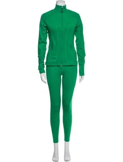 Pre-owned Stella Mccartney For Adidas Biker Jacket W/ Tags In Green