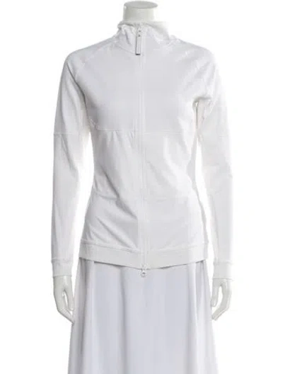 Pre-owned Stella Mccartney For Adidas Biker Jacket In White