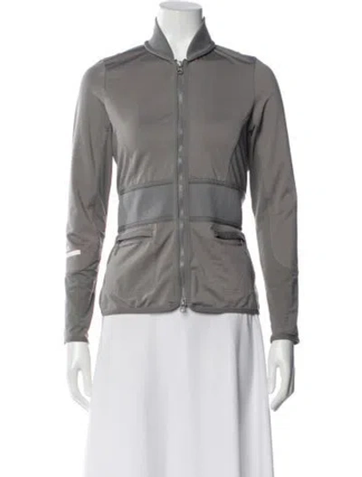 Pre-owned Stella Mccartney For Adidas Bomber Jacket In Gray