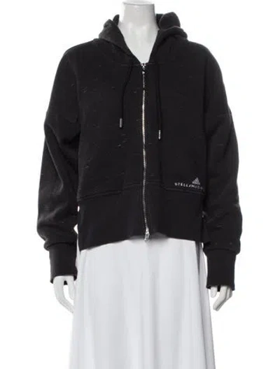 Pre-owned Stella Mccartney For Adidas Bomber Jacket In Gray