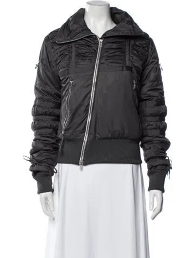 Pre-owned Stella Mccartney For Adidas Bomber Jacket In Gray