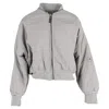 Stella Mccartney For Adidas Bomber Jacket In Grey Polyester In Gray