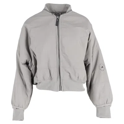 Stella Mccartney For Adidas Bomber Jacket In Grey Polyester In Gray