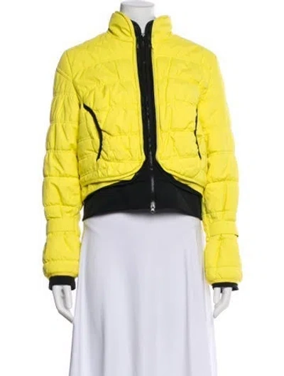 Pre-owned Stella Mccartney For Adidas Bomber Jacket In Yellow