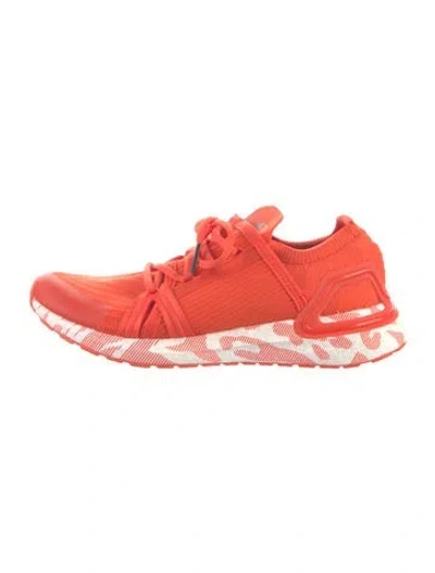 Pre-owned Stella Mccartney For Adidas Colorblock Pattern Athletic Sneakers In Red
