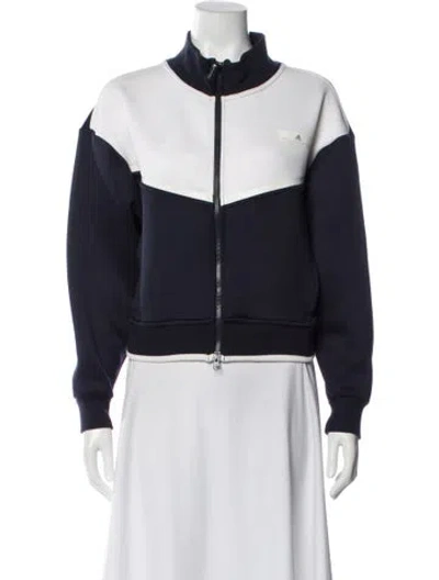 Pre-owned Stella Mccartney For Adidas Colorblock Pattern Bomber Jacket In Multi