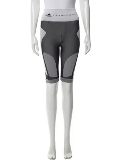 Pre-owned Stella Mccartney For Adidas Colorblock Pattern Knee-length Shorts W/ Tags In Gray