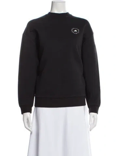 Pre-owned Stella Mccartney For Adidas Crew Neck Long Sleeve Sweatshirt In Black