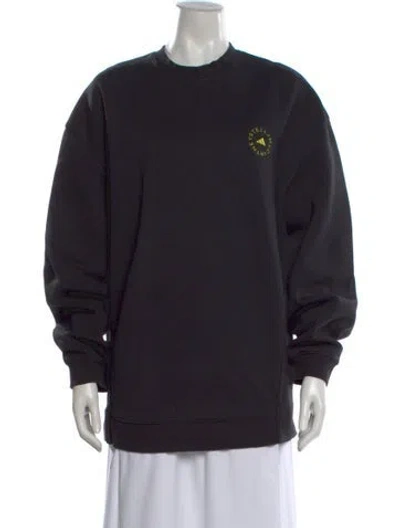 Pre-owned Stella Mccartney For Adidas Crew Neck Long Sleeve Sweatshirt In Black